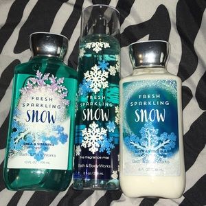 Bath&Body Works Fresh Sparkling ❄️☃️